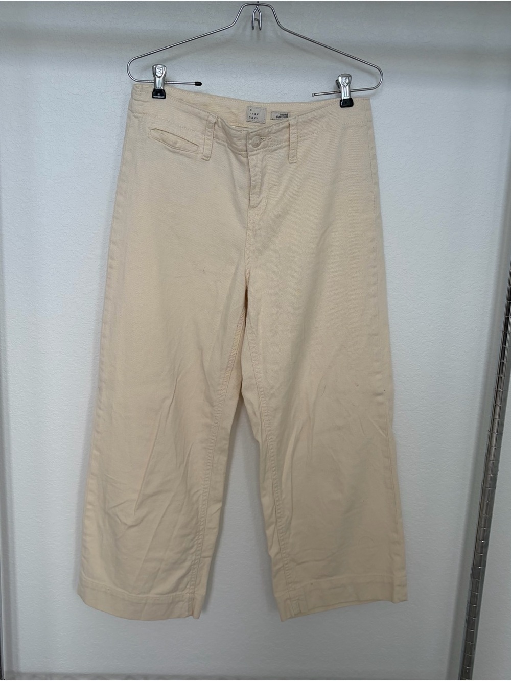 a new day Light Cream Wide-Leg High-Rise Pants